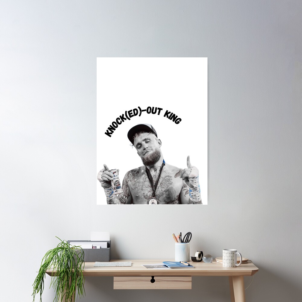 Jake Paul Knock Out Design Boxing Poster - Image 2