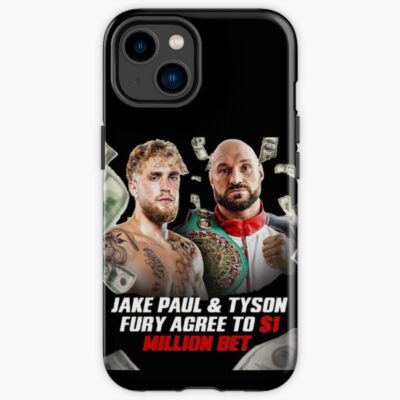 Jake Paul Vs Tyson Fury 1 Million Dollar Bet Iphone Case