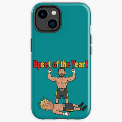 Jake Paul Boxing Upset Anthony Joshua Knockout Cartoon Design Iphone Case