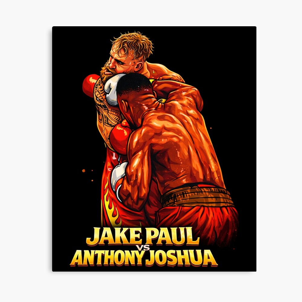 Anthony Joshua Vs Jake Paul Poster