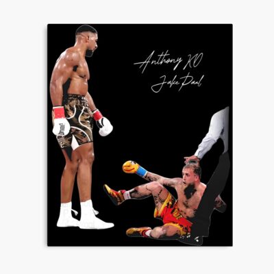 Anthony Joshua And Jake Paul Poster