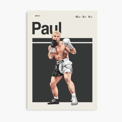 Jake Paul Print Minimalist Boxing Wall Art Poster