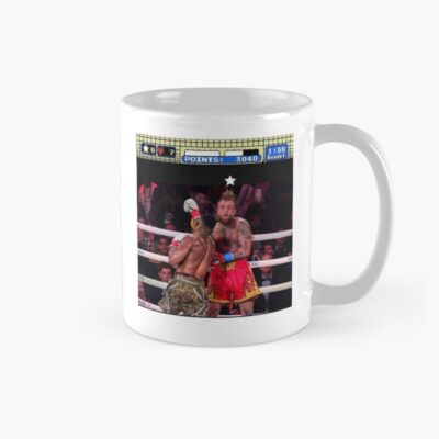 Anthony Joshua Punch Out Level 1 Glass Jaw Jake Paul Retro Boxing Parody Mug