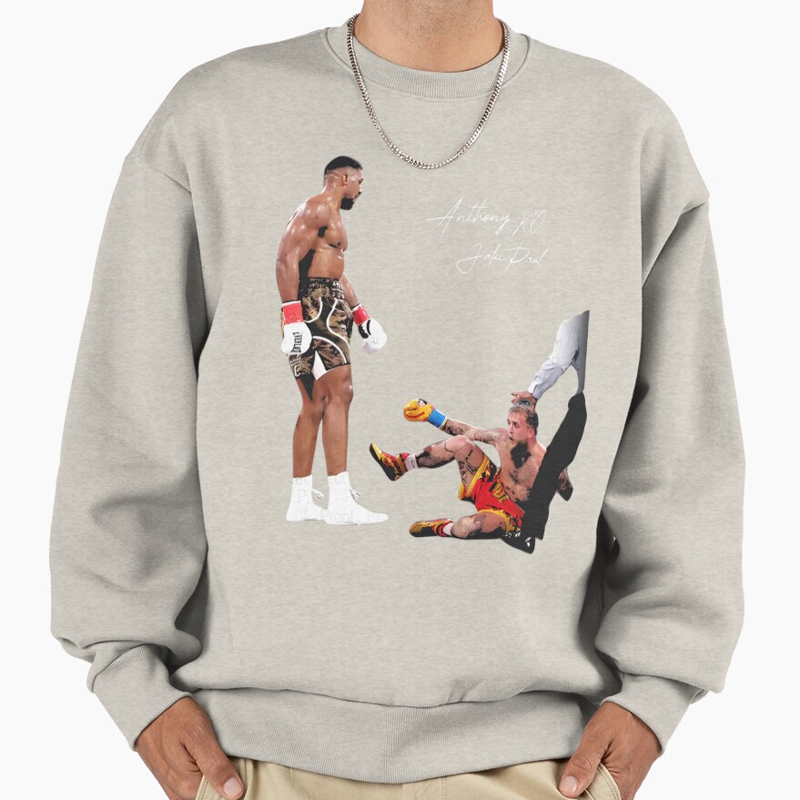 Anthony Joshua Vs Jake Paul Sweatshirt - Image 3