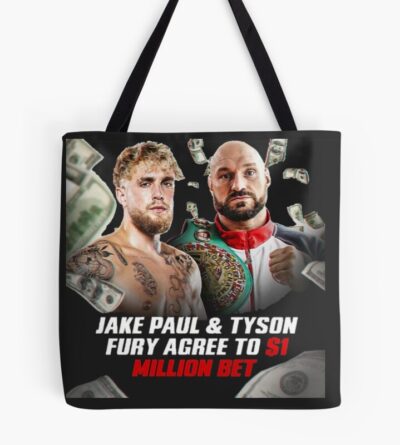 Jake Paul Vs Tyson Fury Tote Bag