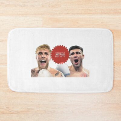 Jake Paul Vs Tommy Fury Funny Bath Mat