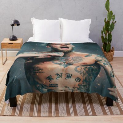 Problem Child Fight Poster Throw Blanket
