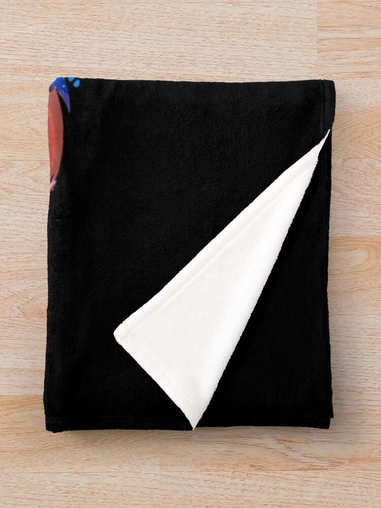 Jake Paul Vs Anthony Joshua Boxing Throw Blanket - Image 2