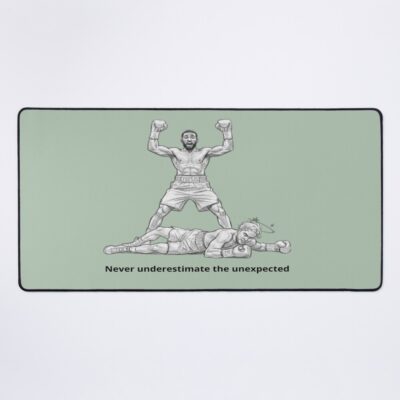 Jake Paul Vs Anthony Joshua Hand Drawn Mouse Pad