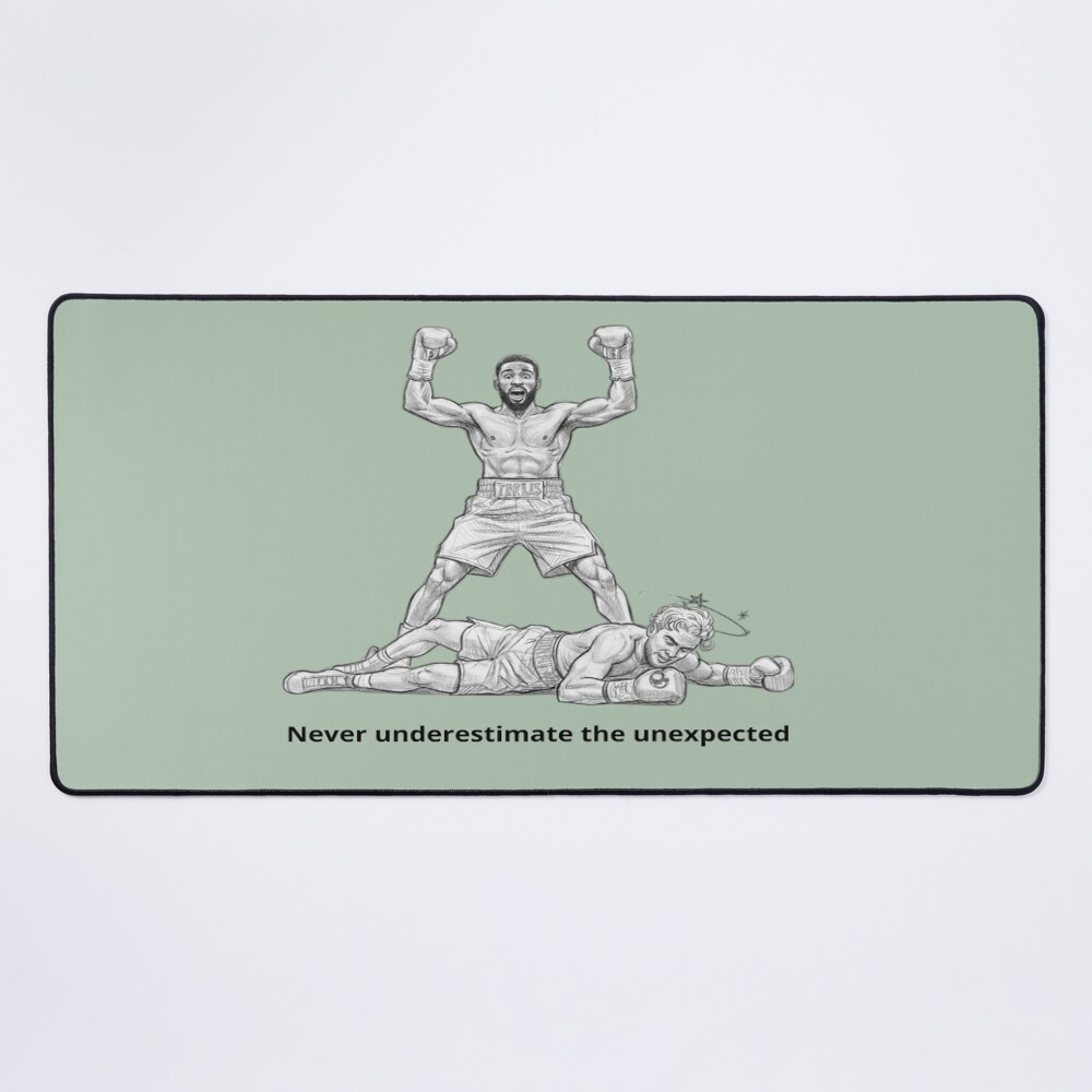 Jake Paul Vs Anthony Joshua Hand Drawn Mouse Pad