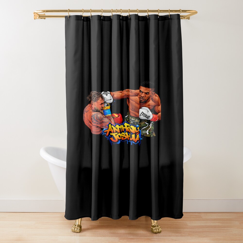 Jake Paul Vs Anthony Joshua Boxing Shower Curtain