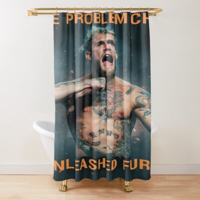Problem Child Fight Poster Shower Curtain