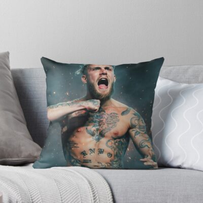 Problem Child Fight Poster Throw Pillow