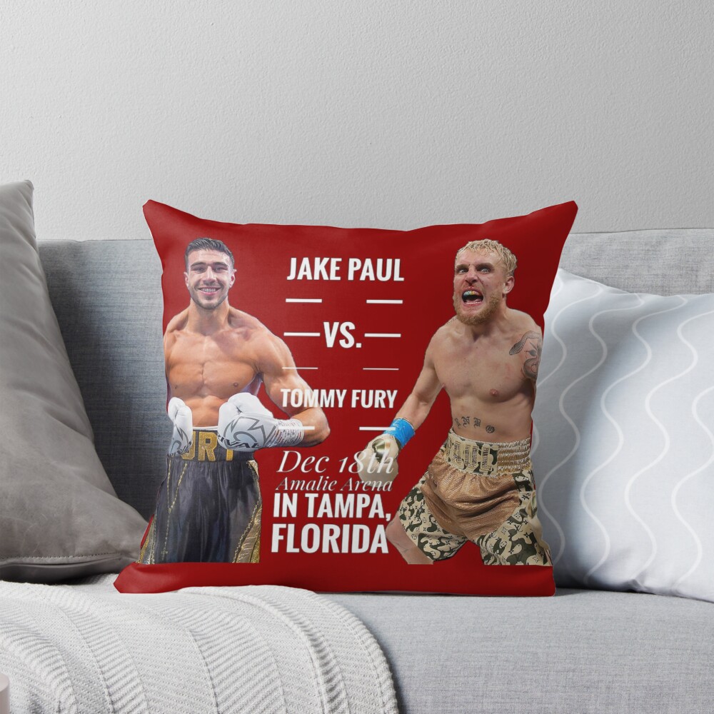 Jake Paul Vs Tommy Fury Throw Pillow